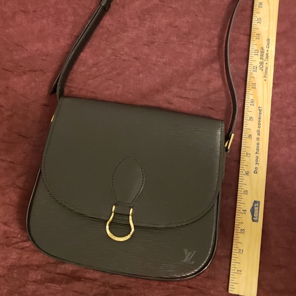Authentic Louis Vuitton epi leather saddle bag black - Picture 10 of 14